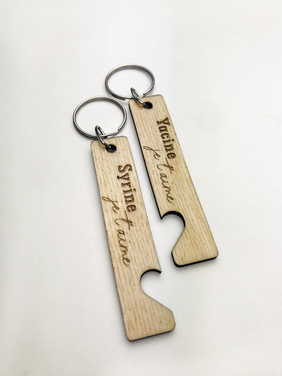 Duo de porte-clés pour les amoureux