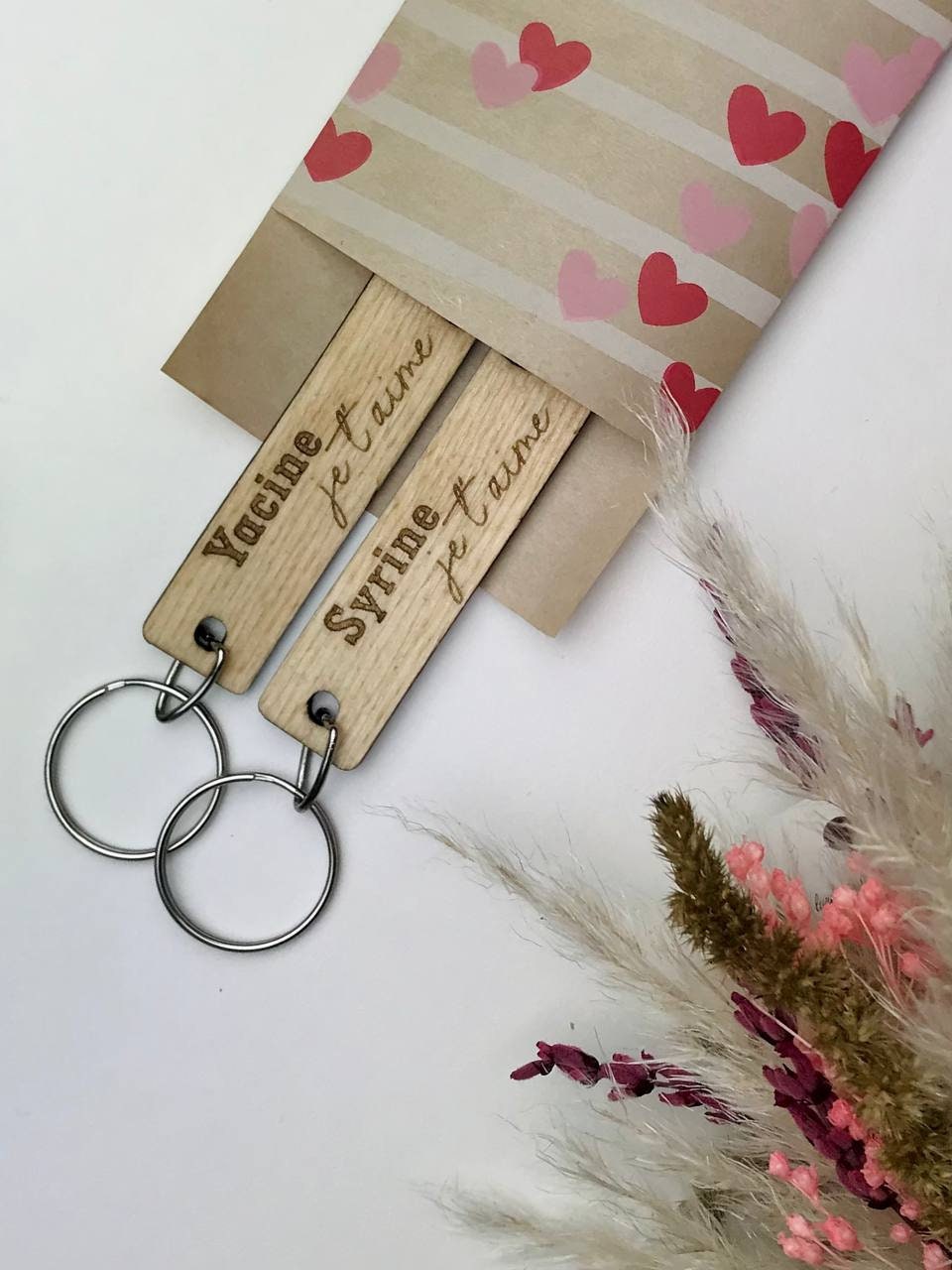 Duo de porte-clés pour les amoureux