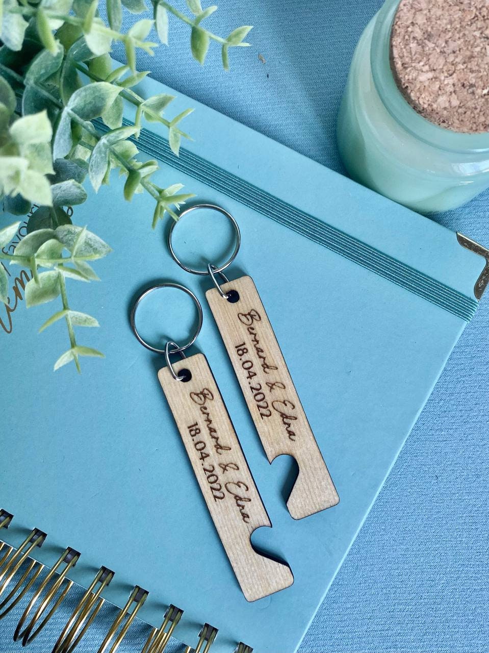 Duo de porte-clés pour les amoureux