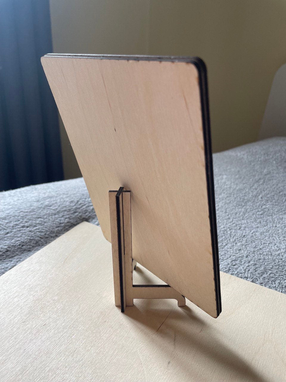 Puzzle photo personnalisé en bois gravé