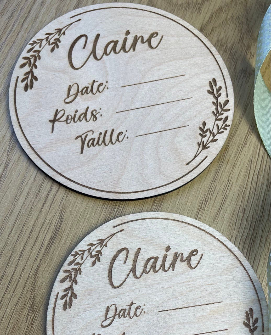 Carte bienvenue à remplir