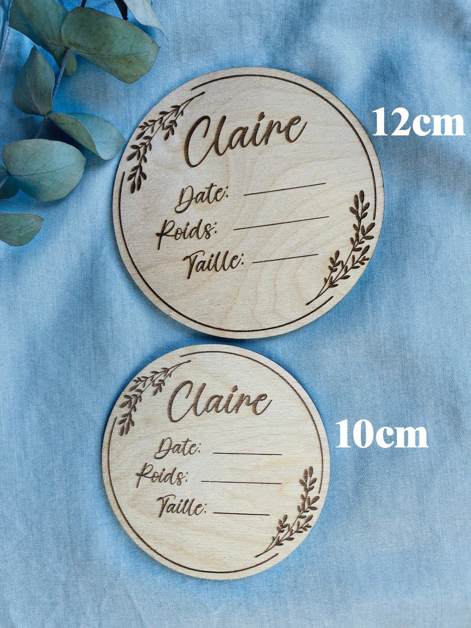 Carte bienvenue à remplir