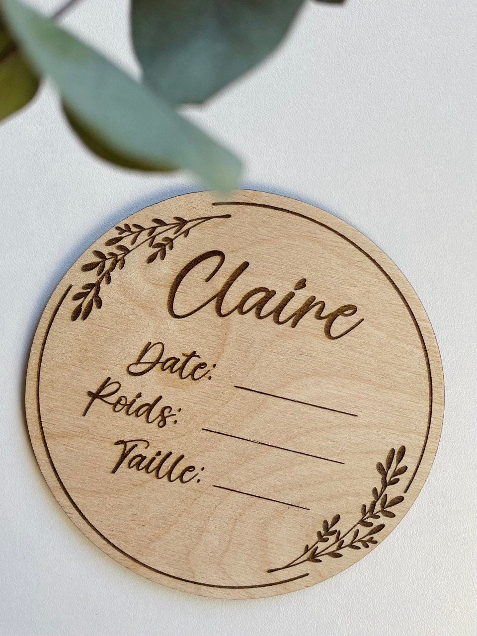 Carte bienvenue à remplir