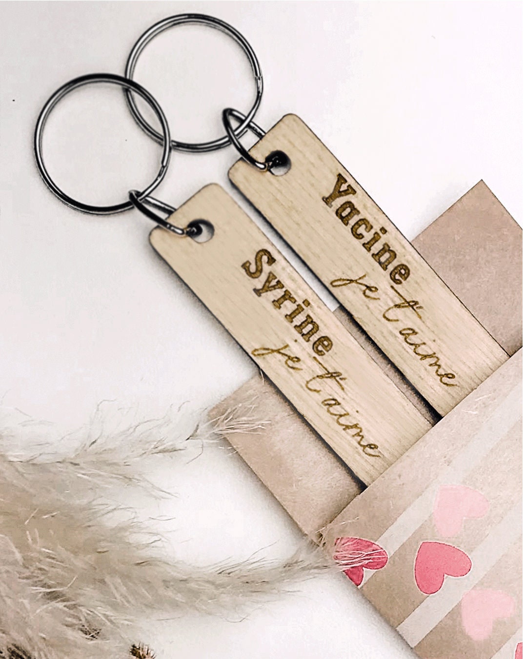Duo de porte-clés pour les amoureux