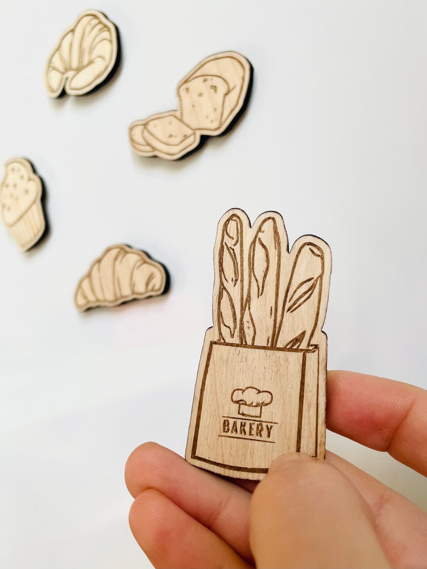 Magnets de réfrigérateur "Boulangerie"