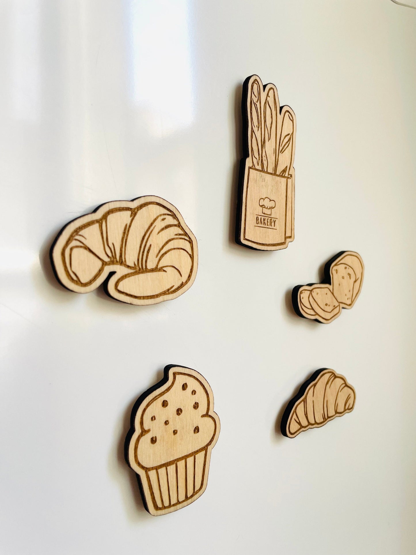 Magnets de réfrigérateur "Boulangerie"