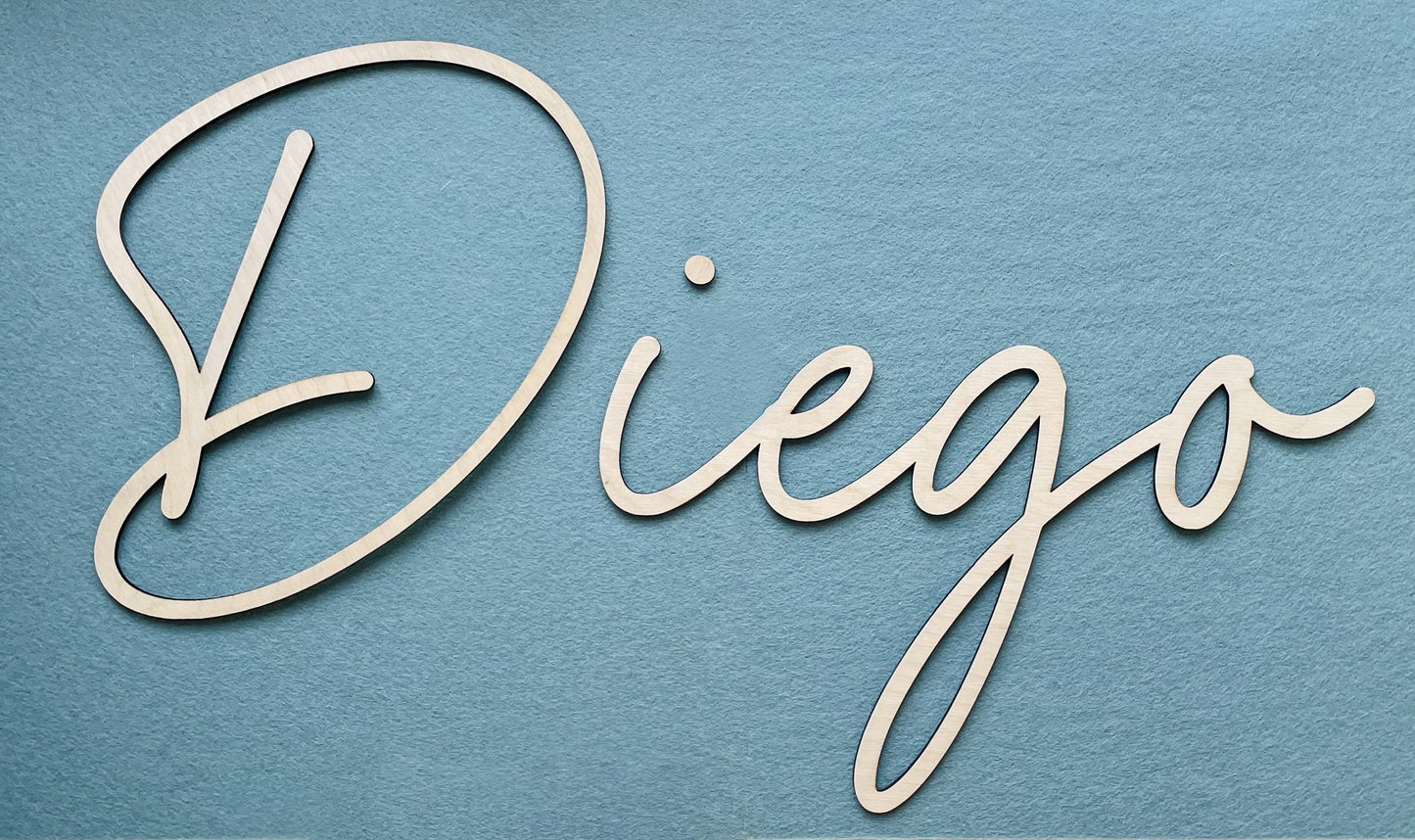 Wooden first name to personalize