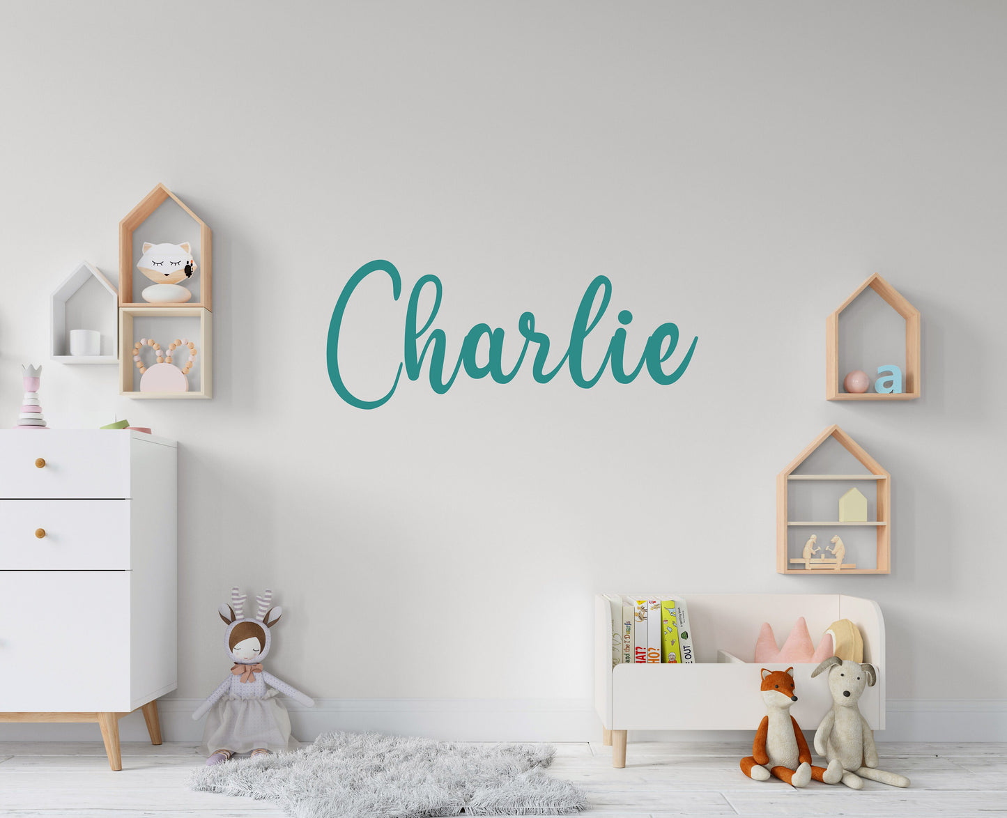 Prénom adhésif en vinyle pour chambre d'enfant| Décoration personnalisé autocollant | Sticker prénom Chambre Bébé | Prénom mural adhésif