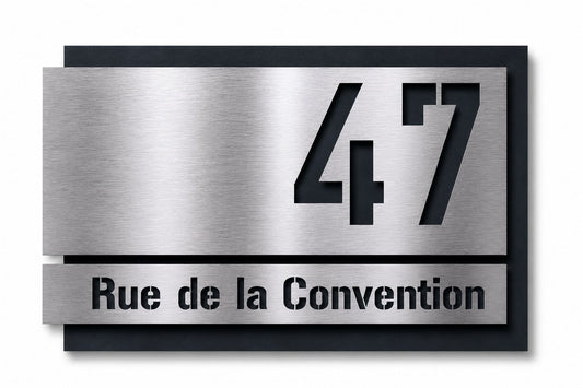 Plaque Numéro de Maison Personnalisée | Acrylique | Digiti Creation