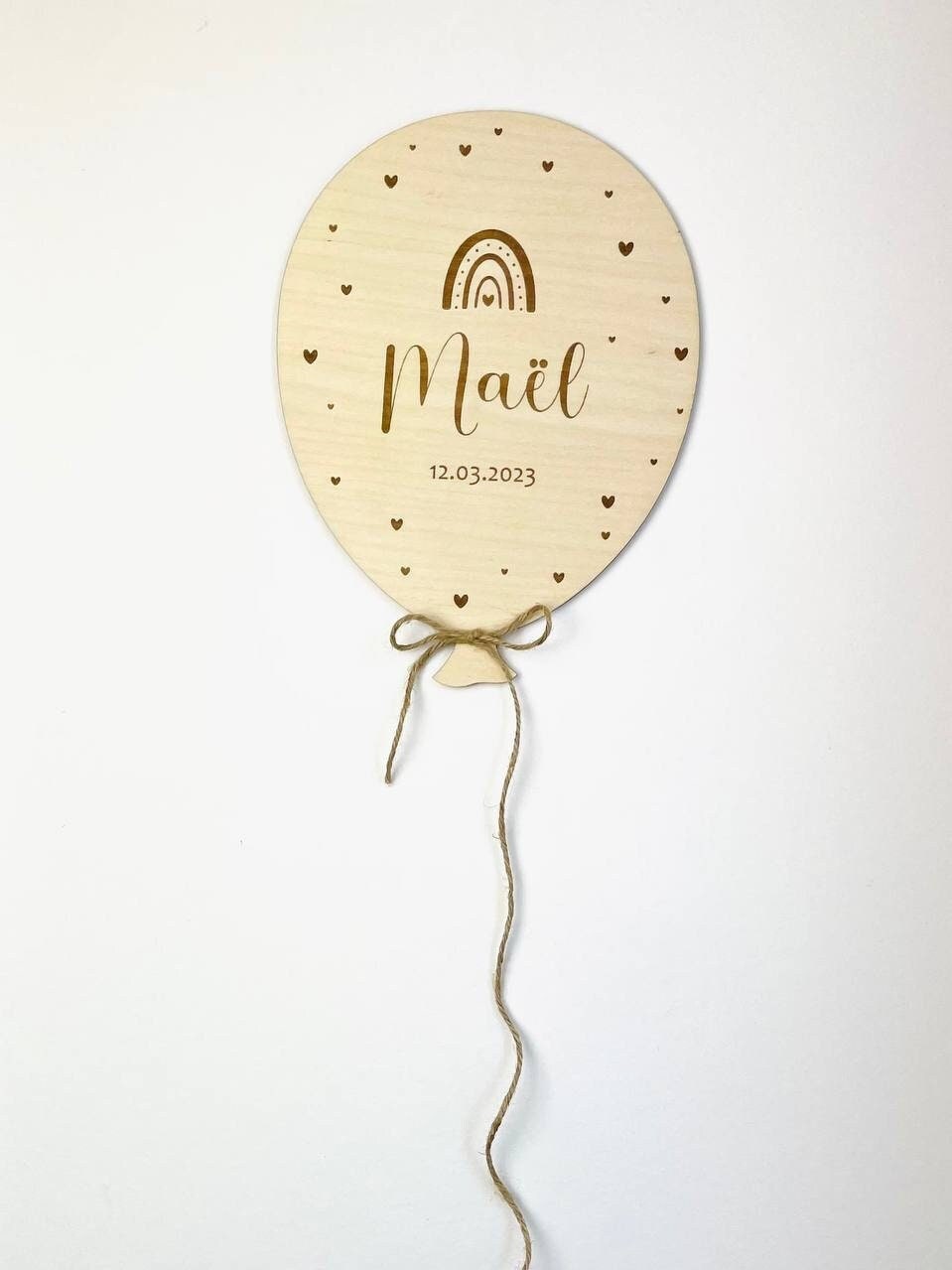 Ballon personnalisé en bois