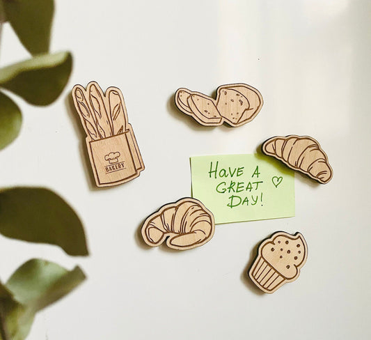 Magnets de réfrigérateur "Boulangerie"